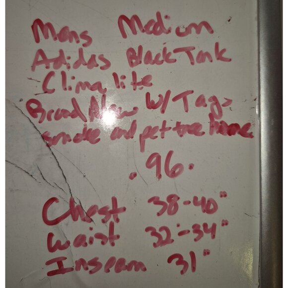 Adidas Mens Gray Climalite Tank Top M Sleeveless Athletic Gym Wear Lightweight - Picture 7 of 7